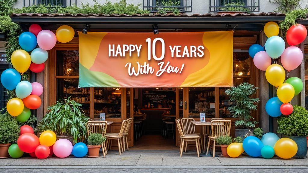 creative-ways-to-use-custom-banners-tip2-a-photo-of-a-café-with-a-celebration-banner-and-balloons-at-the-entrance